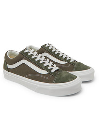 Vans Ua Style 36 Leather Trimmed Canvas 