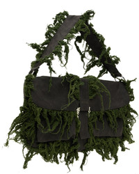 Solitude Studios Black Green Essence Messenger Bag