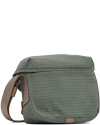 Acne Studios Gray Mini Foldover Flap Messenger Bag