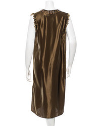 Lanvin Embellished Midi Dress W Tags