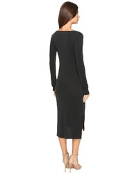 Culture Phit Fleta Long Sleeve Midi Dress With Pocket Dress