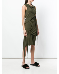 Rick Owens DRKSHDW Knotted Detail Dress