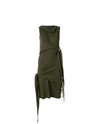 Rick Owens DRKSHDW Knotted Detail Dress