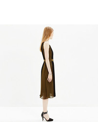 Madewell Shiftpleat Dress In Colorblock
