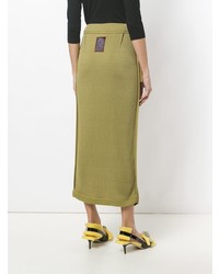 John Galliano Vintage Inside Out Midi Skirt