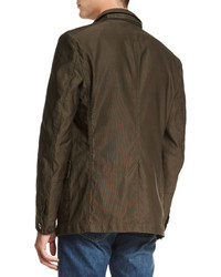 Tom Ford Corded Lightweight Military Jacket Olive