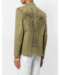 Etro Embellished Elephant Military Jacket
