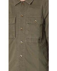 Alex Mill Herringbone Military Jacket