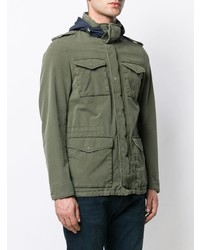Herno Hooded Military Jacket