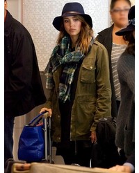 Hye Park Lune Mercury Military Jacket In Army Green As Seen On Jessica Alba And Nikki Reed