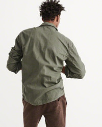Abercrombie & Fitch Military Shirt Jacket