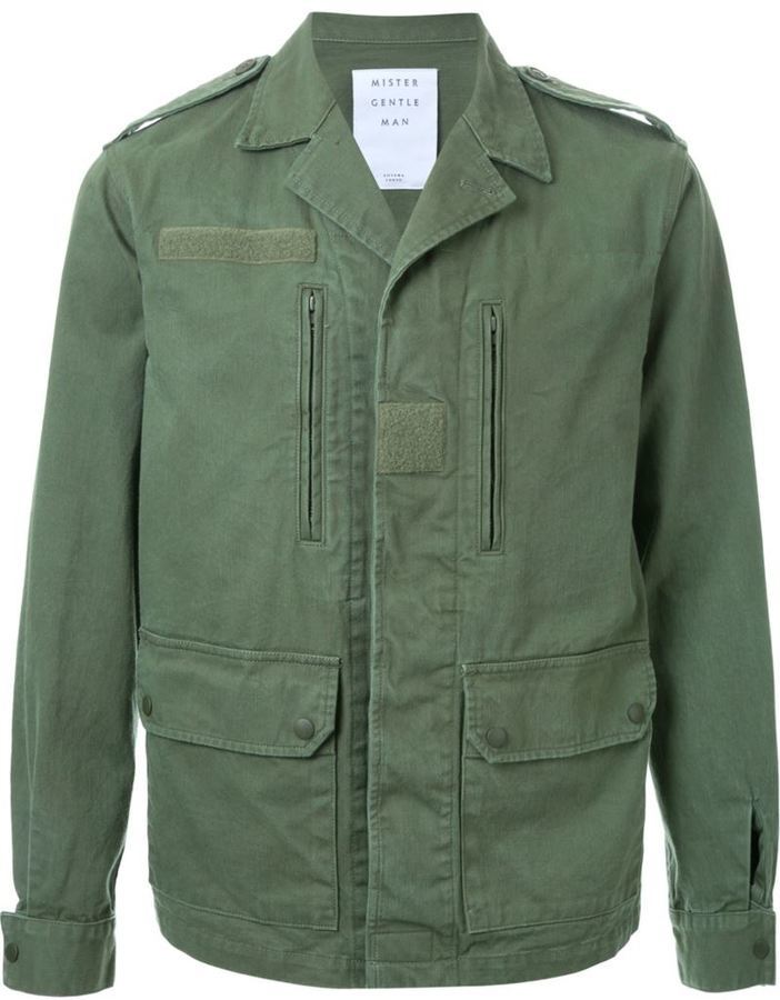 Mr Gentleman Notched Lapel Military Jacket, $647 | farfetch.com