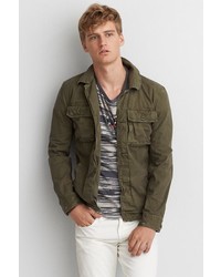 American Eagle Outfitters O Military Shirt Jacket