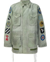 Off-White Patch Sleeve Military Jacket