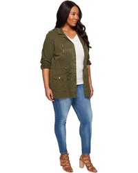 Lucky Brand Plus Size Soft Military Jacket