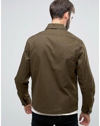 Paul Smith Ps By Military Jacket In Khaki