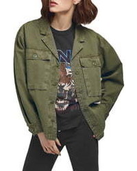 Anine Bing Sawyer Military Shirt Jacket