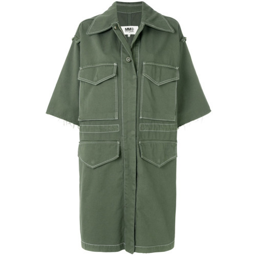 MM6 MAISON MARGIELA Short Sleeve Cargo Coat, $334 | farfetch.com