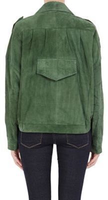 suede military jacket