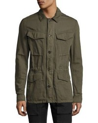 Belstaff Weymouth Cotton Linen Military Jacket