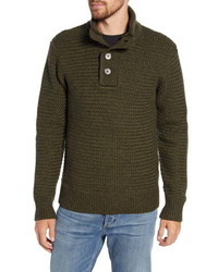 Schott NYC Military Henley Sweater
