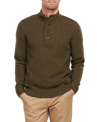 Barbour Sid Wool Cotton Half Zip Sweater