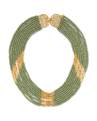Bibi Marini Mitu Gold Plated And Bead Necklace