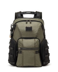 Tumi Alpha Bravo Navigation Nylon Backpack In Olive Green At Nordstrom