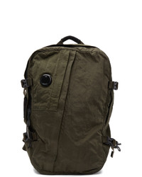 C.P. Company Green Nylon B Gart Dyed Backpack