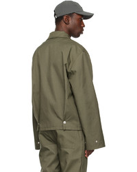AFFXWRKS Green Pleat Jacket