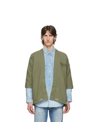 VISVIM Green Sanjuro Kimono Jacket