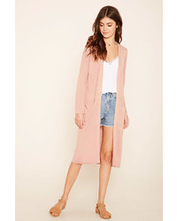 Forever 21 Open Front Longline Cardigan