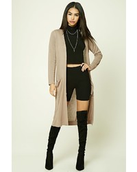 Forever 21 Open Front Longline Cardigan