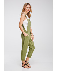 Forever 21 Contemporary Life In Progress Zippered Overalls