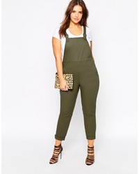 Asos Curve Overalls In Twill