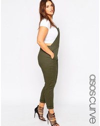 Asos Curve Overalls In Twill