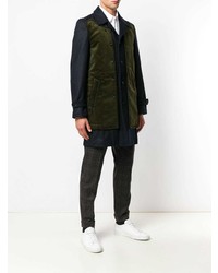 Comme Des Garcons SHIRT Comme Des Garons Shirt Layered Single Breasted Coat