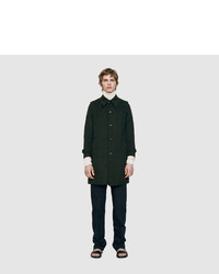 Gucci Loden Single Breasted Coat