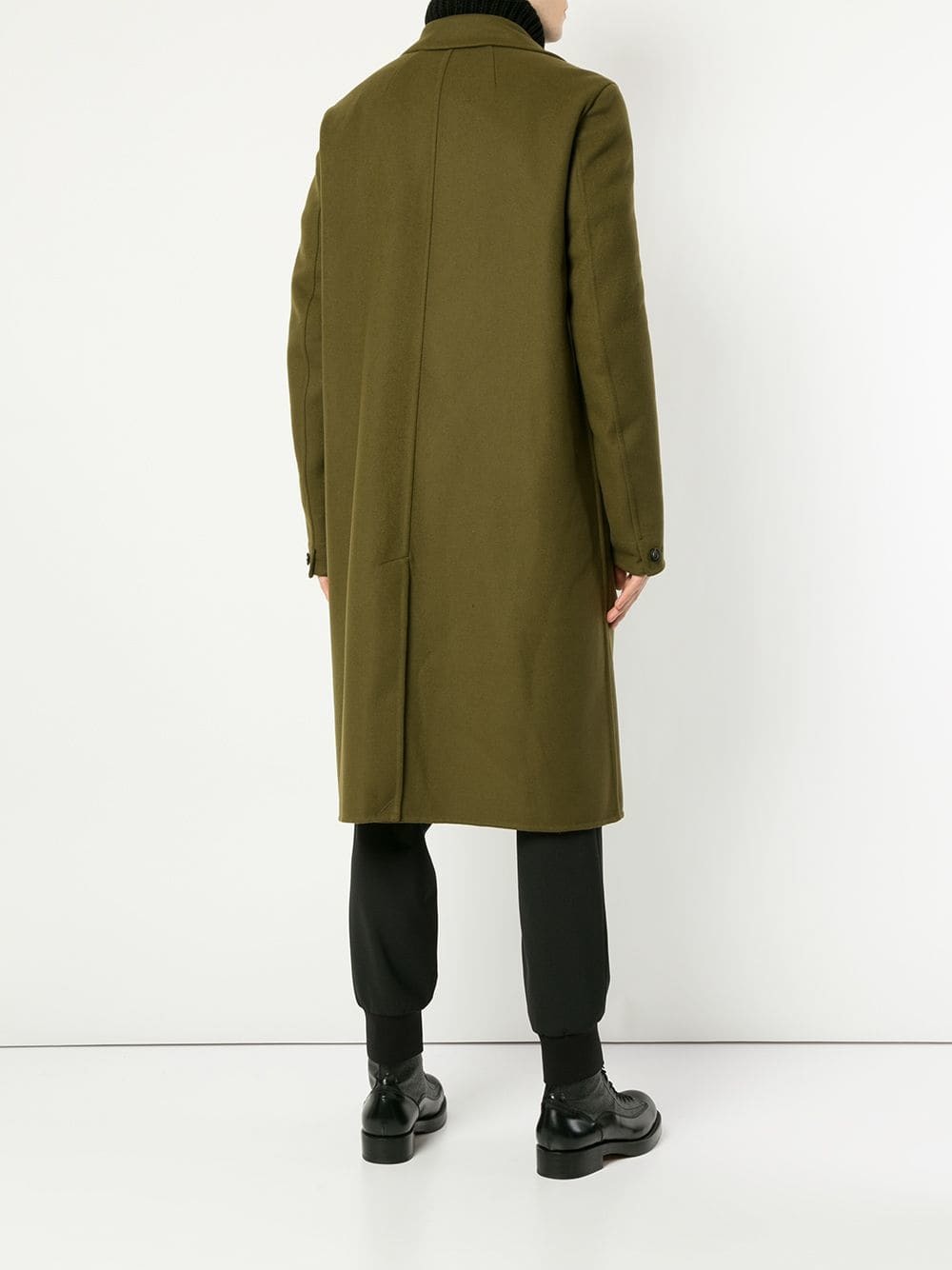 Rick Owens Officer Double Breasted Coat, $1,419 | farfetch.com | Lookastic