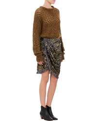 Isabel Marant Honeycomb Stitch Oversize Thomas Sweater
