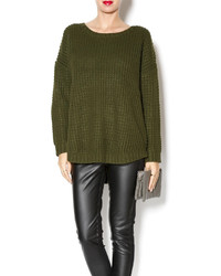 Knot Sisters Olive Sweater