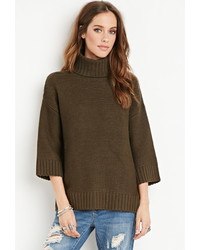 Forever 21 Textured Turtleneck Sweater