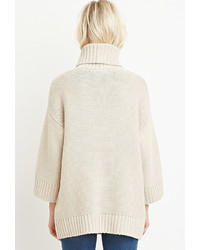 Forever 21 Textured Turtleneck Sweater