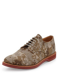 Olive Oxford Shoes