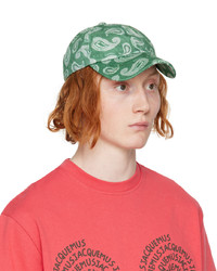 Jacquemus Green Le Raphia La Casquette Cap