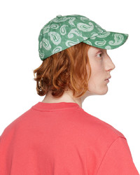 Jacquemus Green Le Raphia La Casquette Cap