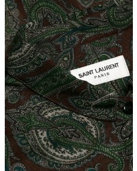Saint Laurent Paisley Long Sleeve Shirt