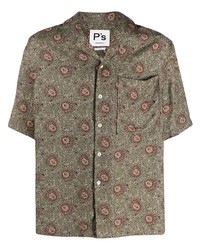 President’S Paisley Print Short Sleeve Shirt