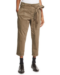 Brunello Cucinelli Belted Utility Paperbag Waist Pants