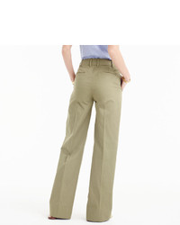 J.Crew Collection Full Length Pant In Italian Cotton